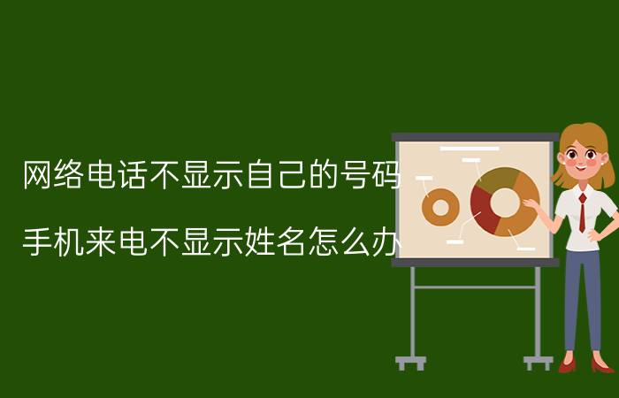 网络电话不显示自己的号码 手机来电不显示姓名怎么办？